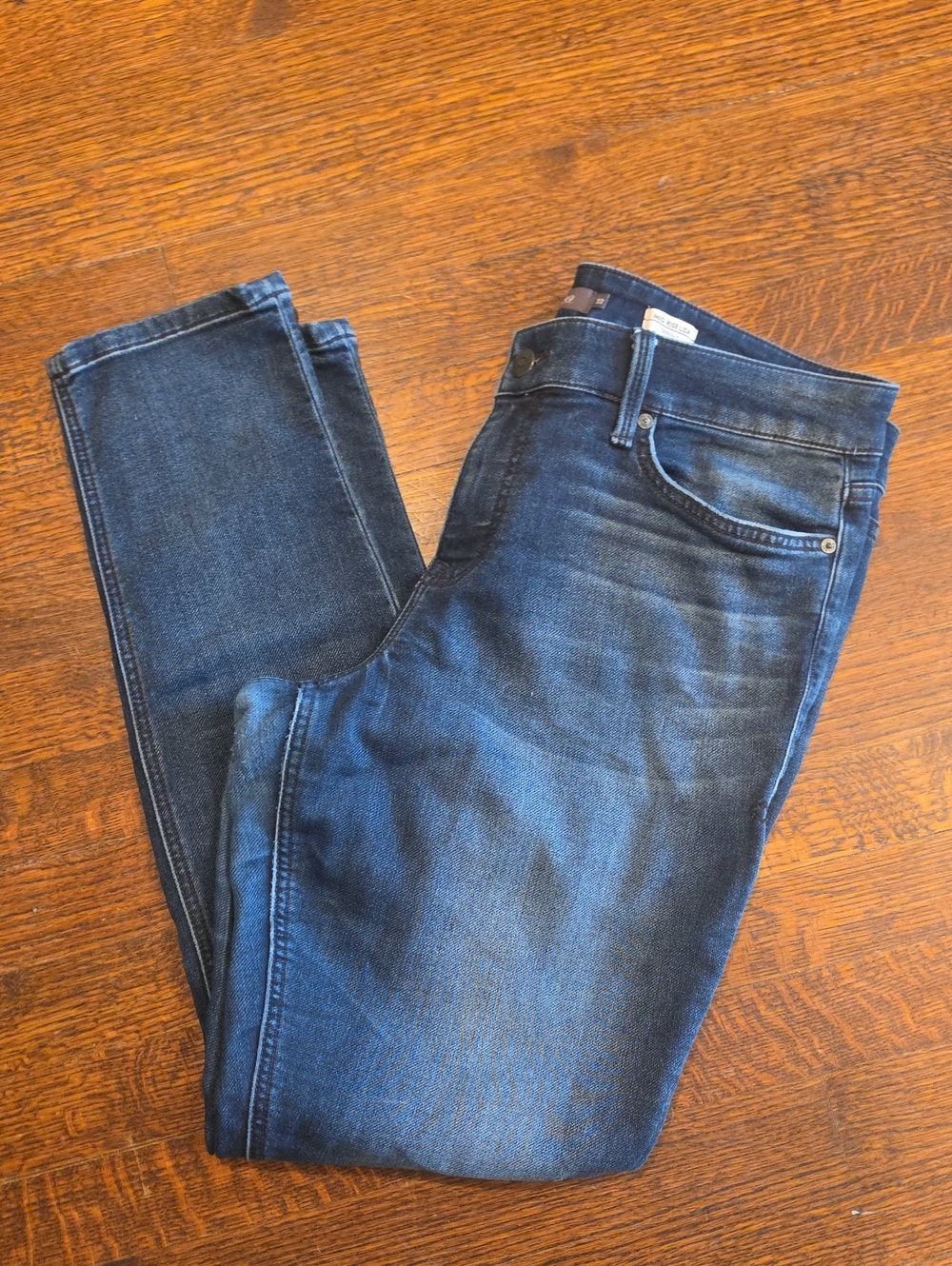 Level 99 Mid Rise Liza Skinny Jeans Women's Size 32 Dark Wash Stretch Denim